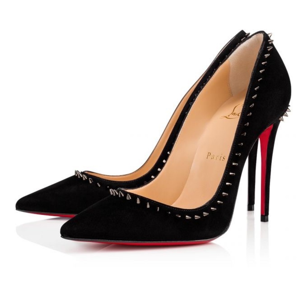 Anjalina Inspired Black Spike Pump size 39